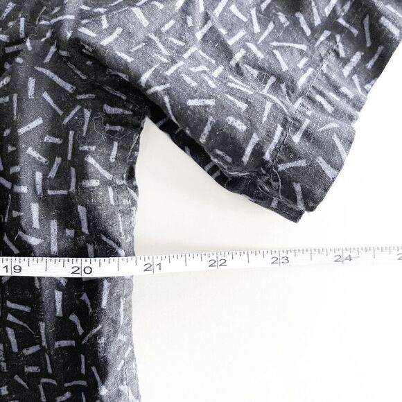 Billabong Mens Short Sleeve Button-Down Shirt Abstract Black Size Medium - Picture 6 of 6